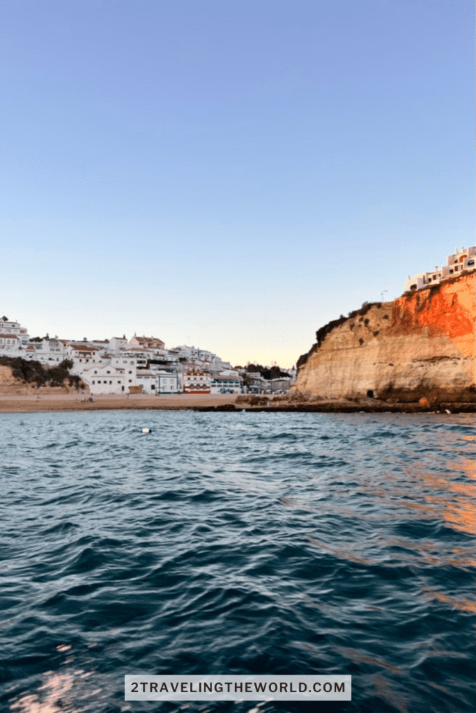 portugal aesthetic - touring Algarve rock formations and charming towns by boat