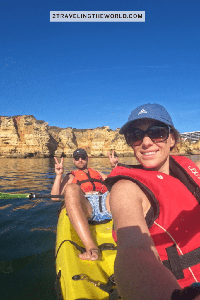 portugal itinerary: stunning coastline by kayak tour