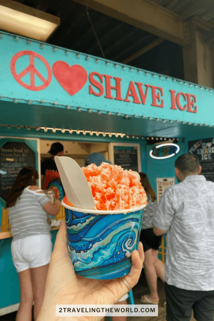 maui shave ice peace love shave ice