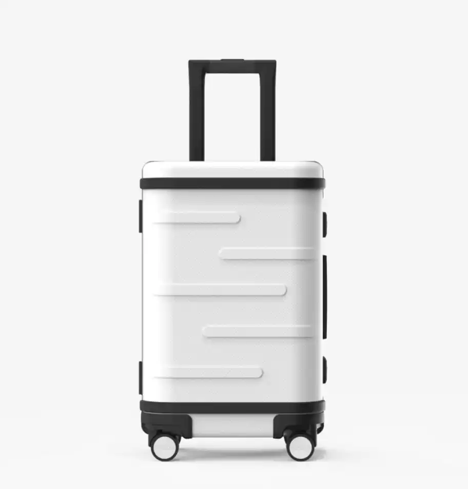 Carry-on White With Tag Smart Technology