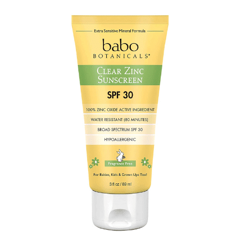 mineral sunscreen by babo