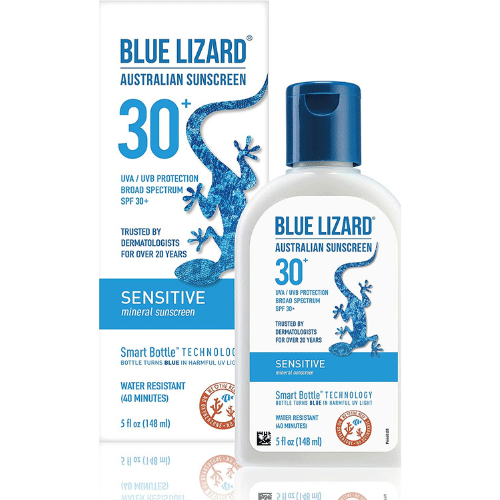 safe mineral sunscreen by blue lizard