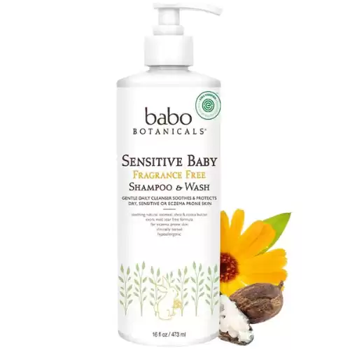 shea butter shampoo for baby's skin by Babo