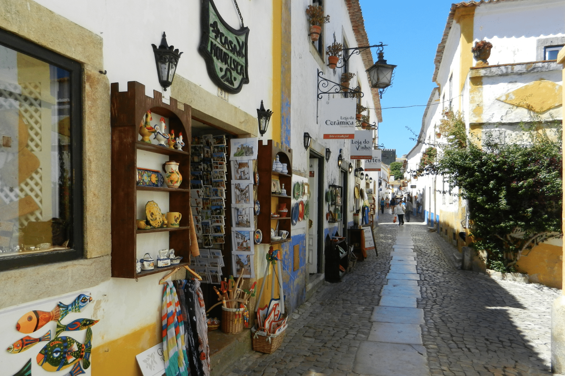 walking streets in Obidos