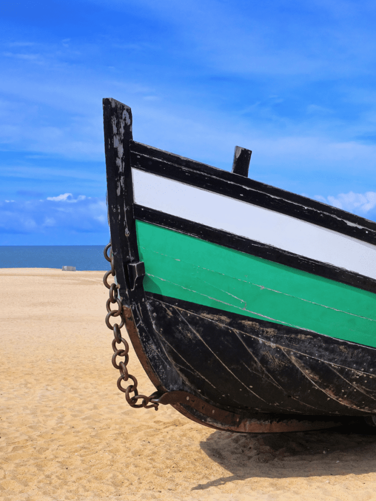 visit nazare to see wooden boat exhibit