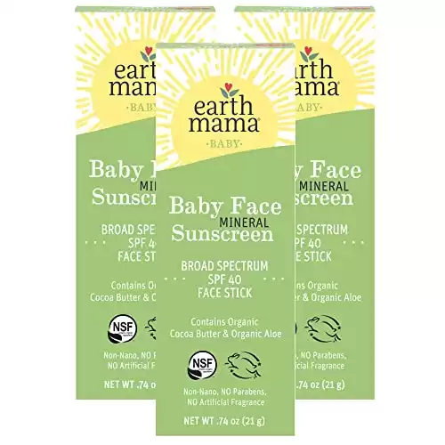 Earth Mama Baby Face Sunscreen