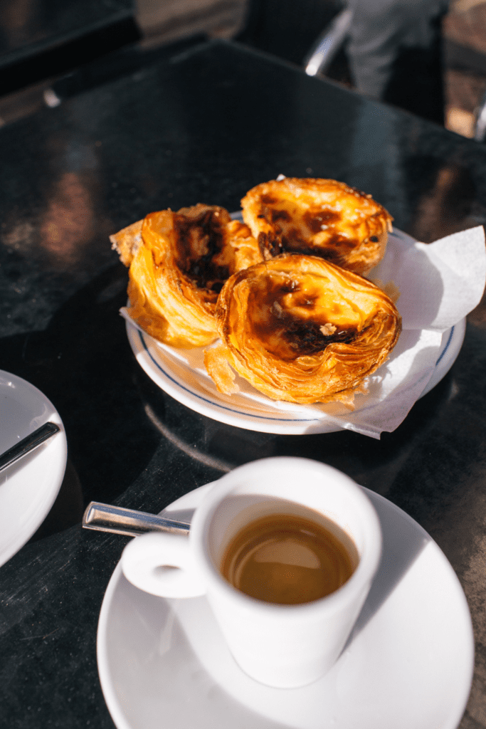Famous Coimbra Portugal Nata pastries, often found in Portuguese capital