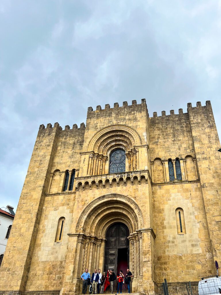 Old Cathedral with Romanesque architecture