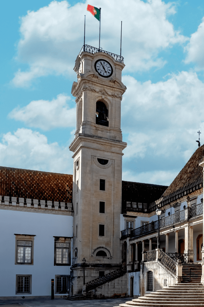 one of the most famous bell towers in Coimbra portugal - University of Coimbra Portugal