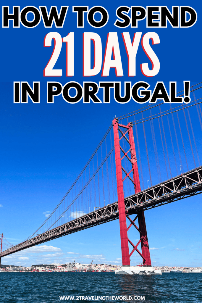 Pinterest Pin- Portugal Trip Itinerary (day trips, accomodations, and more!)