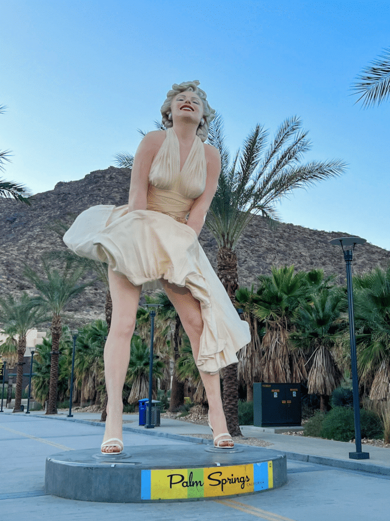 Marilyn Monroe Palm Springs day trip from la Quitna