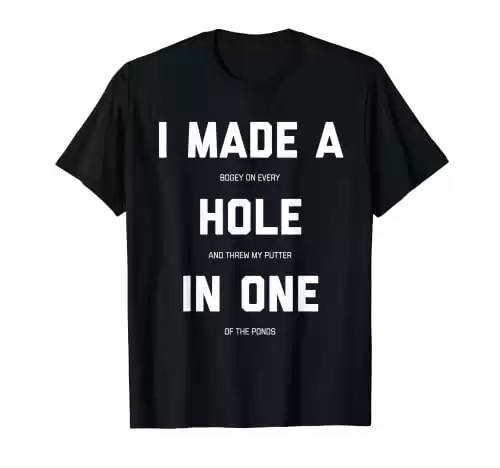 these shirts are the best golf tees when looking for the best golf gifts that are funny and not to be worn at a country club