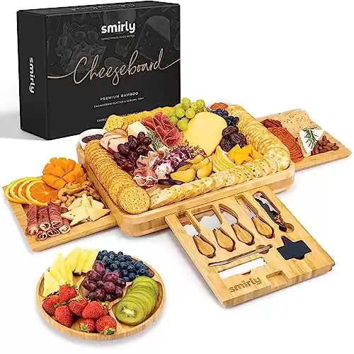 SMIRLY Charcuterie Boards Gift Set: