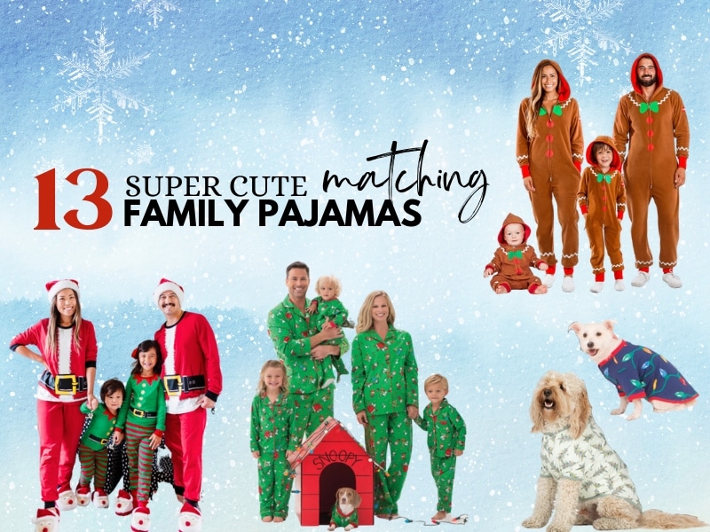 super cute matching Christmas Pajamas. holiday matching PJS for family and pets (2)