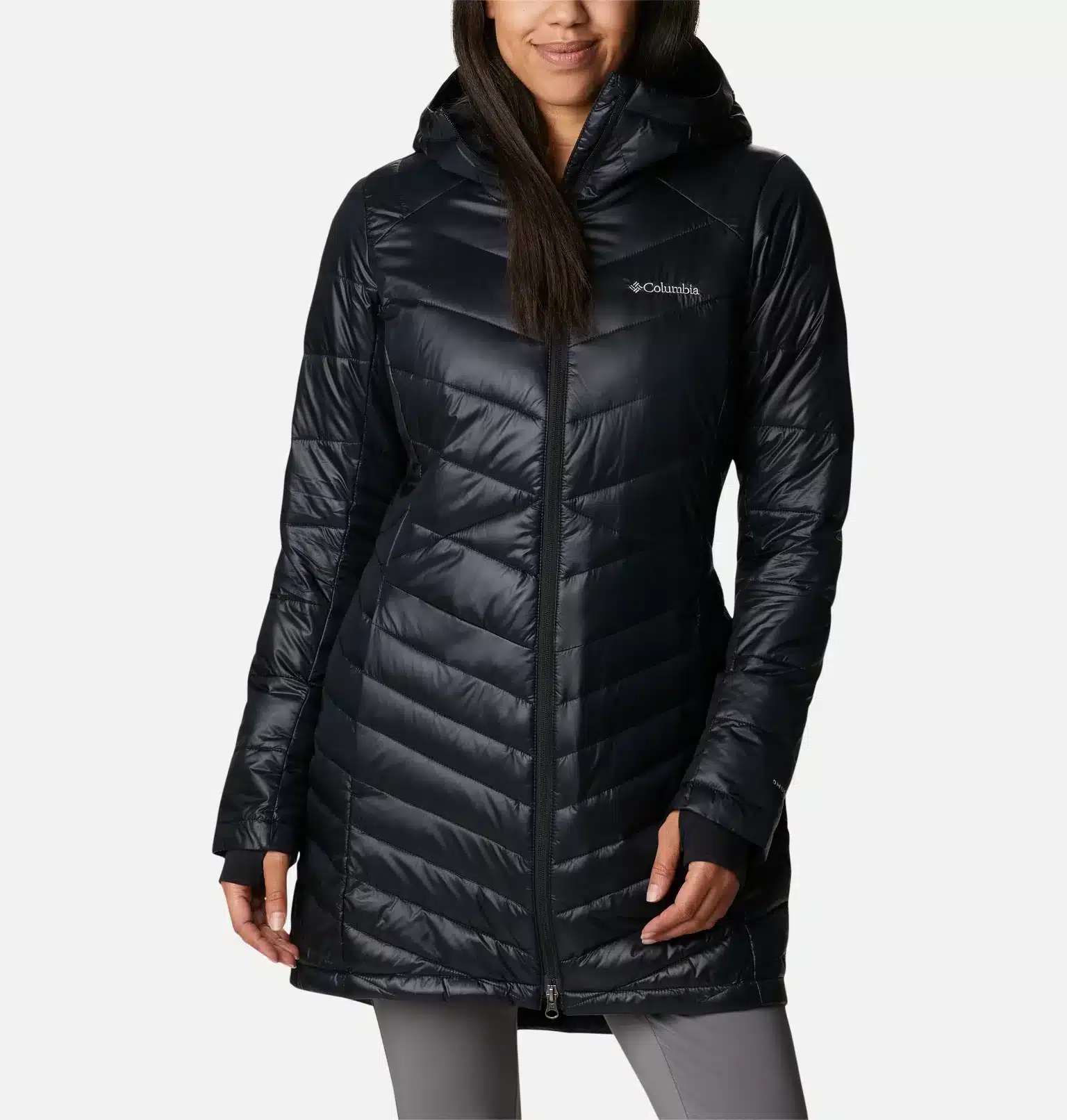 Puffer Hooded Jacket from Columbia that is perfect for your winter weather travel outfit.