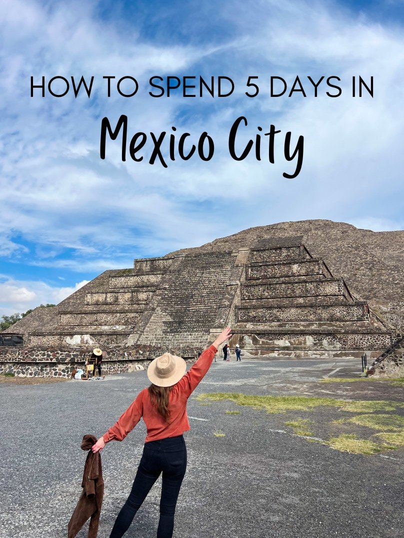 5 day itinerary mexico City - image cover