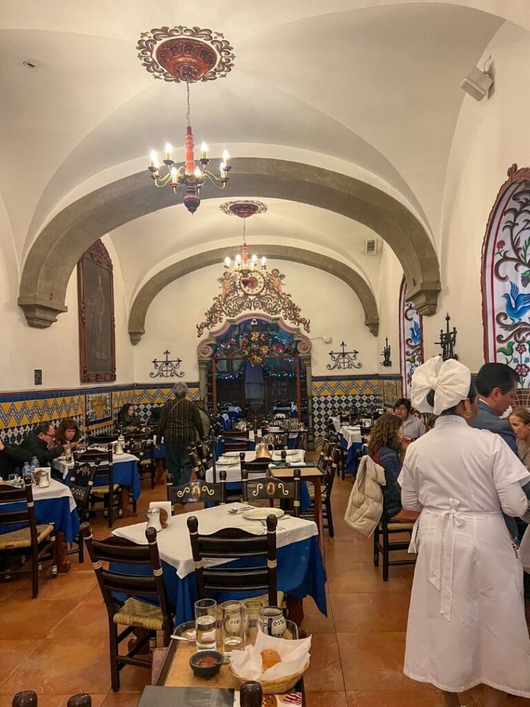 Cafe de Tacuba in Mexico City where servers still dress as Nuns