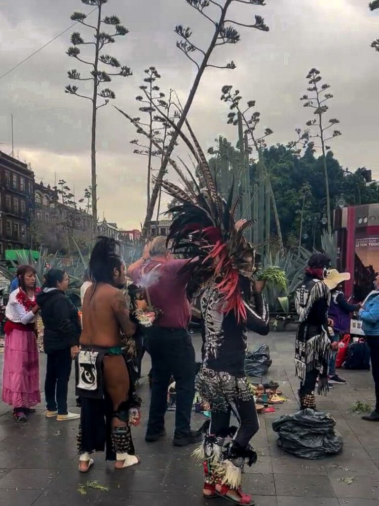 Healers and Shamans in downtown Mexico City