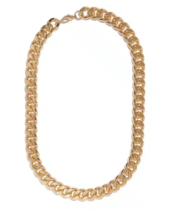 Gold Chain necklace that adds a little bling to your airport outfits.