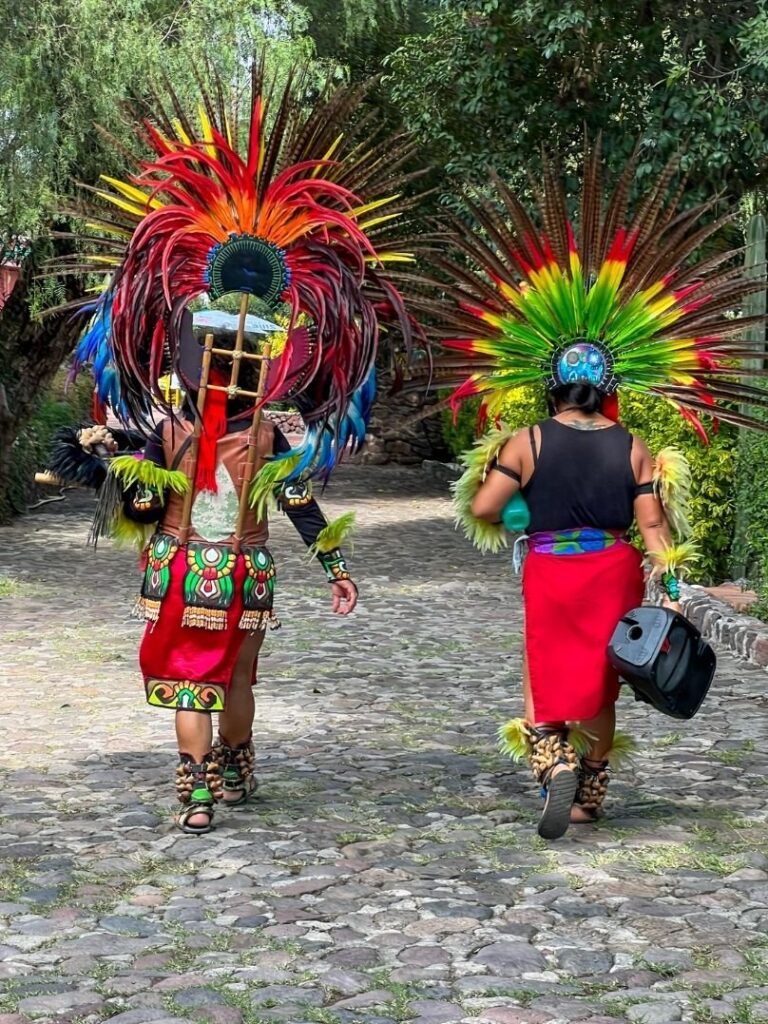 Performers during our day trip to Teotihuacan in Mexico City