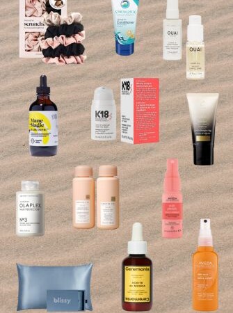 best travel sized hair products to help protect your hair on vacation