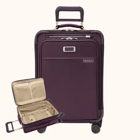 Briggs & Riley Baseline Spinners, Black, 22-inch Essential Carry-On