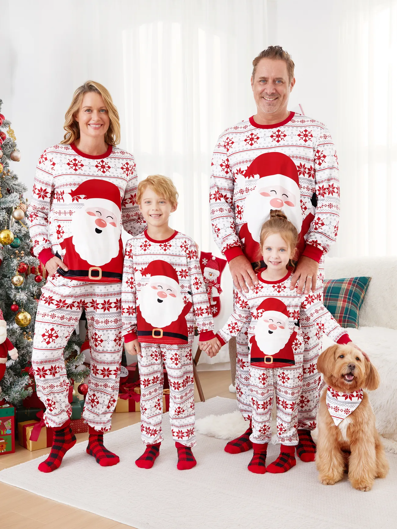 4. Santa Claus Big Graphic Pajamas