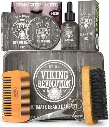 Viking Revolution Beard Care Kit for Men