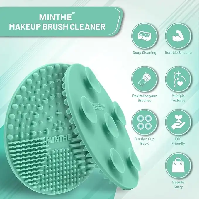 15. MINTHE Makeup Brush Cleaner Mat