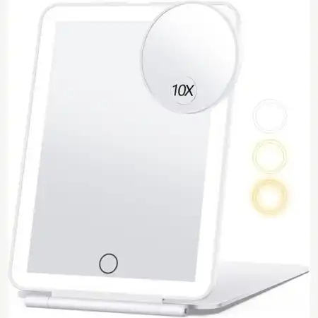 32. Rechargeable Makeup Mirror for Travel