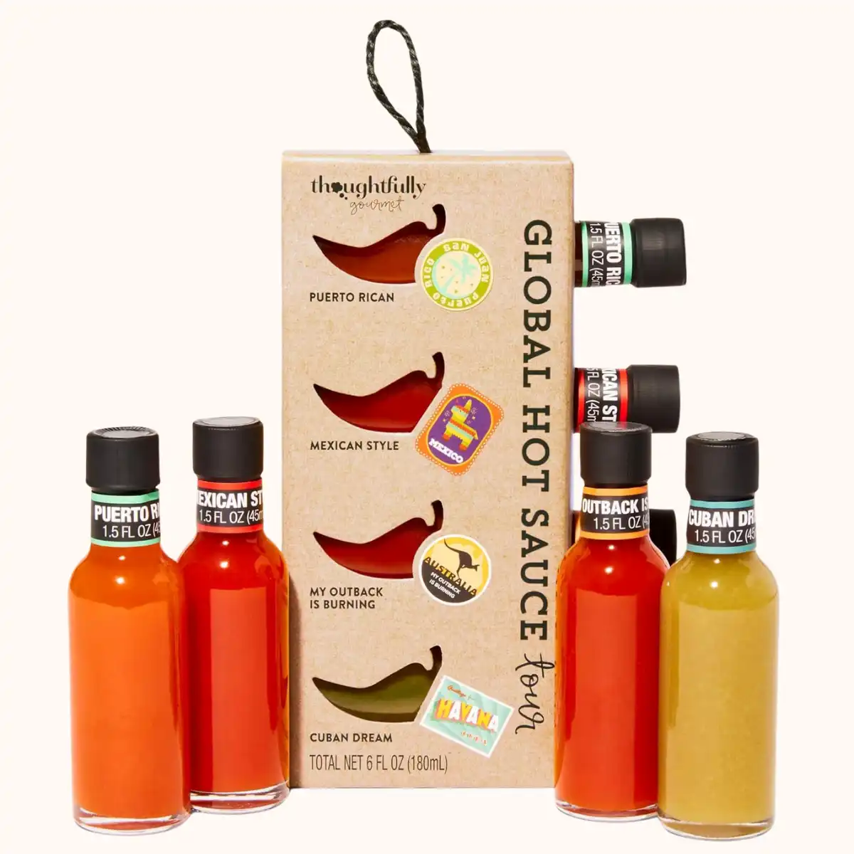 Thoughtfully Gourmet -  Global Hot Sauce Gift Set