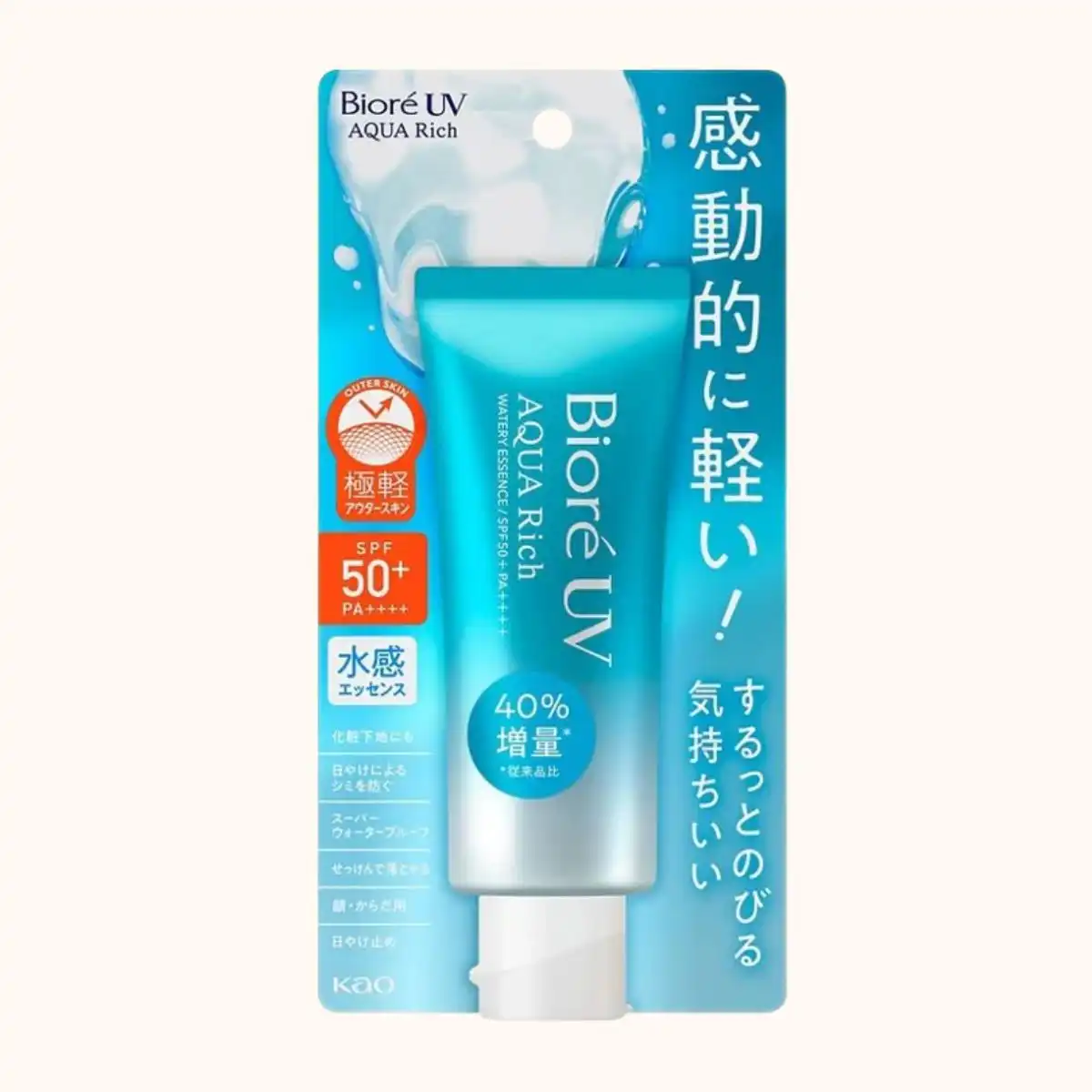 Kao Biore UV Aqua Rich Watery Essence SPF50+ PA++++ 70g