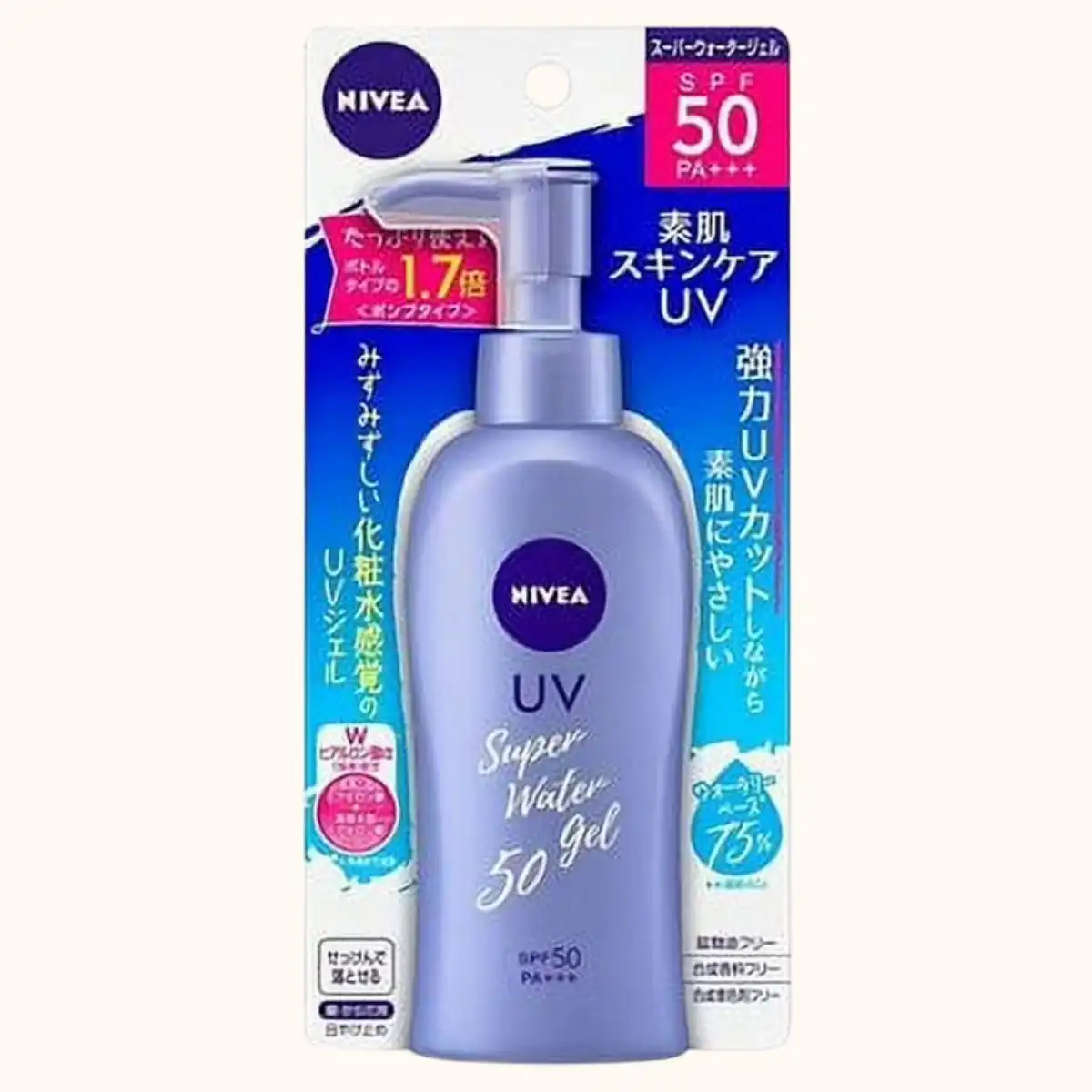 NIVEA Japan - UV Super Water Gel SPF50 PA+++ - 140g